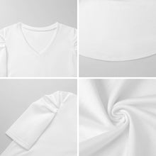 Cargar imagen en el visor de la galería, Camiseta Manga Abullonada Personalizable para Mujer | Tu Diseño