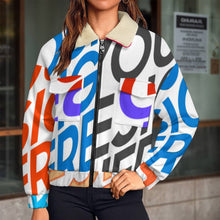 Cargar imagen en el visor de la galería, Chaqueta de mujer con doble cremallera MWL523 personalizado con patrón foto texto (impresión de imágenes múltiples)