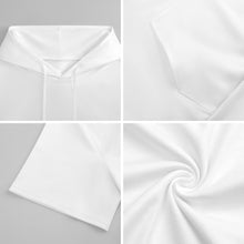 Cargar imagen en el visor de la galería, Sudadera con capucha de manga corta para mujer y hombre LM250 personalizado con patrón foto texto (impresión de imágenes múltiples)