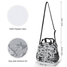 Cargar imagen en el visor de la galería, Bolsa de Almuerzo Térmica Crossbody | Lonchera Personalizada Correa Ajustable