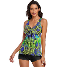 Cargar imagen en el visor de la galería, Tankini con Pantalón Corto Personalizado | Bañador Tallas Grandes S-6XL