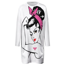 Cargar imagen en el visor de la galería, Sudadera Larga Oversize con Bolsillos | Túnica Personalizada 2XS-6XL