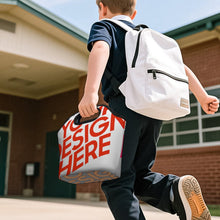 Cargar imagen en el visor de la galería, Sac à déjeuner portable personalizado con patrón foto texto (impresión de imágenes múltiples)