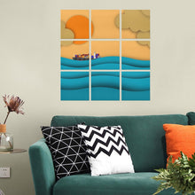 Cargar imagen en el visor de la galería, Mural de 9 Lienzos Personalizado | Tu Foto como una Instalación Artística