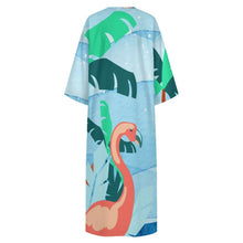 Cargar imagen en el visor de la galería, Caftán de Lino Personalizado para Mujer | Túnica Mediterránea