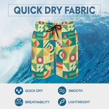 Cargar imagen en el visor de la galería, Beach Pants Green, Puzzle, Abstract Pattern