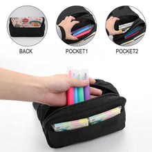 Cargar imagen en el visor de la galería, Estuche Escolar Gran Capacidad Personalizado | Doble Cremallera y Velcro