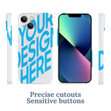 Cargar imagen en el visor de la galería, Funda de plástico para iPhone 13 personalizado con patrón foto texto