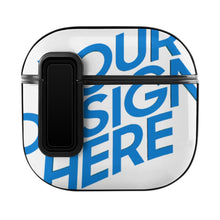 Cargar imagen en el visor de la galería, Estuche para Apple AirPods 4 (Bolsa con Borde Negro) personalizado con patrón foto texto