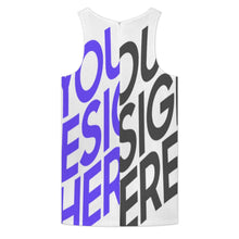 Cargar imagen en el visor de la galería, Mono corto sin mangas para mujer XLR personalizado con patrón foto texto (impresión de imágenes múltiples)