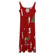 Cargar imagen en el visor de la galería, Vestido Largo sin Mangas de Seda de Leche | Personalízalo con tu Foto