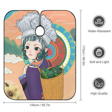 Cargar imagen en el visor de la galería, Delantal de Barbería Profesional Personalizable | Capa de Corte Resistente