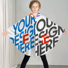 Cargar imagen en el visor de la galería, Manta con capucha para niños RTDP09 personalizado con patrón foto texto (impresión de imágenes múltiples)