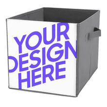 Cargar imagen en el visor de la galería, Caja de almacenaje plegable con diseno personalizado personalizada de tus textos o fotos