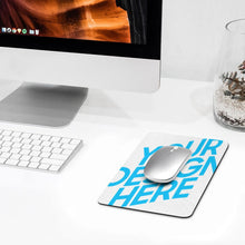 Cargar imagen en el visor de la galería, Alfombrilla de ratón cuadrada con múltiples especificaciones disponibles (versión vertical) personalizado con patrón foto texto