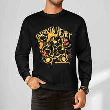 Cargar imagen en el visor de la galería, 100% algodón impreso en la parte delantera y trasera sudadera unisex de manga larga hombres mujeres diferentes colores camiseta personalizado con patrón foto texto