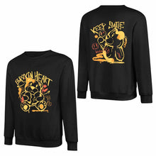 Cargar imagen en el visor de la galería, 100% algodón impreso en la parte delantera y trasera sudadera unisex de manga larga hombres mujeres diferentes colores camiseta personalizado con patrón foto texto