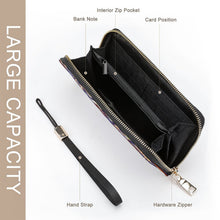 Cargar imagen en el visor de la galería, Cartera Larga de Cuero PU Personalizada | Tarjetero y Clutch de Mano