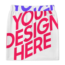 Cargar imagen en el visor de la galería, Minifalda de Mujer LM243 personalizado con patrón foto texto (impresión de imágenes múltiples)