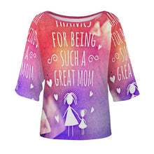 Cargar imagen en el visor de la galería, Camiseta Holgada Cuello Barco Mujer | Manga Media | Personalizable