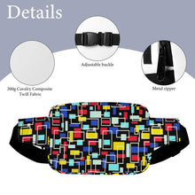 Cargar imagen en el visor de la galería, Riñonera Cuadrada Personalizable con Diseño | Bolso de Cintura