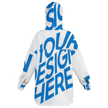 Cargar imagen en el visor de la galería, Sudadera con capucha de doble capa para mujer MWL507 personalizado con patrón foto texto (impresión de imagen única)