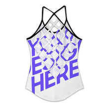 Cargar imagen en el visor de la galería, Camiseta sin mangas para mujer TXLD chaleco hueco espalda recortada ZTJJ personalizado con patrón foto texto