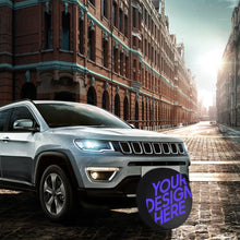 Cargar imagen en el visor de la galería, Funda de Cuero para Neumáticos con Inyección Directa UV de Diseño Personalizado Tus Patrones o Textos