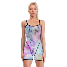 Cargar imagen en el visor de la galería, Mono Yoga Espalda Abierta Personalizado | Jumpsuit Deportivo Amplio Estampado