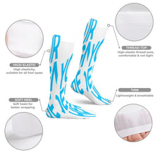 Cargar imagen en el visor de la galería, Calcetines de moda unisex con 2 largos disponibles (46 cm, 60 cm) personalizado con patrón foto texto