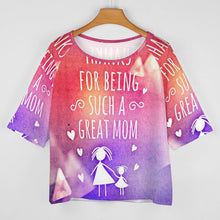 Cargar imagen en el visor de la galería, Camiseta Holgada Cuello Barco Mujer | Manga Media | Personalizable