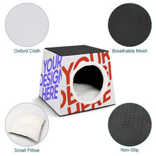Cargar imagen en el visor de la galería, Cápsula espacial nido para mascotas, suministros para mascotas para perros y gatos personalizado con patrón foto texto (impresión de imágenes múltiples)