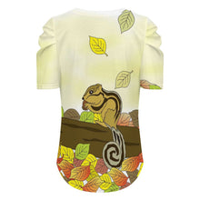 Cargar imagen en el visor de la galería, Camiseta Manga Abullonada Personalizable para Mujer | Tu Diseño