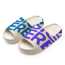 Cargar imagen en el visor de la galería, Pantuflas Yeezy BZ51 para hombre y mujer personalizado con patrón foto texto