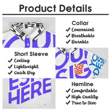 Cargar imagen en el visor de la galería, Camisa de hombre de manga corta con bolsillo B339 personalizado con patrón foto texto (impresión de imágenes múltiples)