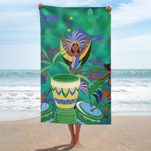Cargar imagen en el visor de la galería, Toalla de Playa Grande Personalizada con Tu Foto | Absorbente