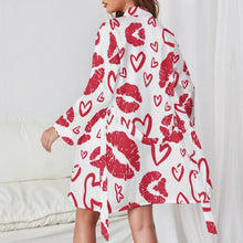 Cargar imagen en el visor de la galería, Bata Kimono de Satén Personalizada | Ropa de Casa y Novias