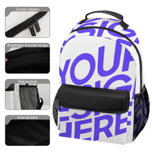 Cargar imagen en el visor de la galería, Mochila Escolar Casual XB0604193 personalizado con patrón foto texto