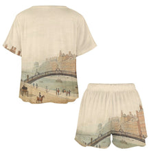 Cargar imagen en el visor de la galería, Conjunto Pijama Corto Mujer | Ropa de Casa Imitación Algodón Personalizable