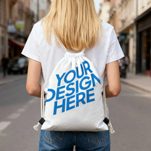 Cargar imagen en el visor de la galería, Mochila de Lona con Cordón XB0604196 personalizado con patrón foto texto