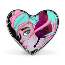 Cargar imagen en el visor de la galería, Pin Metálico Personalizado con Forma de Corazón