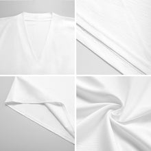 Cargar imagen en el visor de la galería, Bata de dormir para hombre con cuello en V y mangas de mariposa YKL01 personalizado con patrón foto texto (impresión de imágenes múltiples)