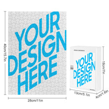 Cargar imagen en el visor de la galería, Rompecabezas fotográfico de madera (versión vertical) personalizado con patrón foto texto