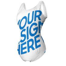 Cargar imagen en el visor de la galería, Bañador / Bikini Moda de Una Pieza para Mujer LT3190 Personalizado con Foto Logo Patrón Texto