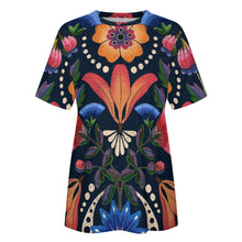 Cargar imagen en el visor de la galería, Camiseta de Algodón para Mujer Personalizada con Foto | Diseño Integral