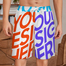 Cargar imagen en el visor de la galería, Pantalones deportivos cortos para hombre LM133 Tallas XS a 4XL personalizado con patrón foto texto (impresión de imágenes múltiples)