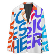 Cargar imagen en el visor de la galería, Traje de 2 botones para hombre LTM100852 personalizado con patrón foto texto (impresión de imágenes múltiples)
