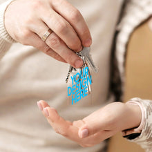 Cargar imagen en el visor de la galería, Llavero acrílico transparente (impresión a una cara) personalizado con patrón foto texto