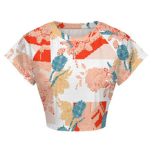 Cargar imagen en el visor de la galería, Camiseta Crop Top Juvenil Personalizada | Estilo Raglán