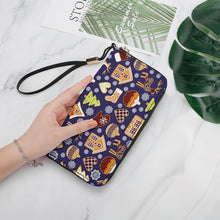 Cargar imagen en el visor de la galería, Cartera Larga de Cuero PU Personalizada | Tarjetero y Clutch de Mano
